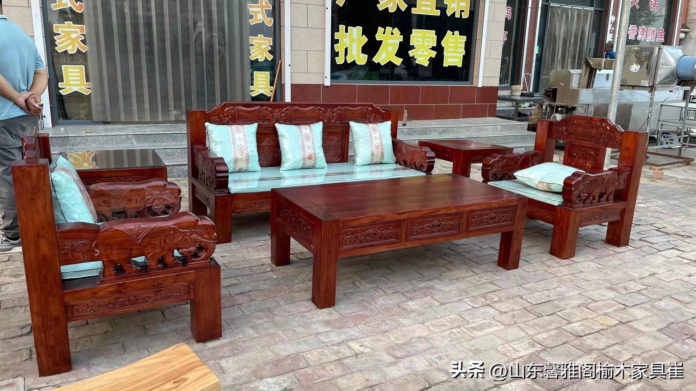 结实耐用的实木小型沙发,实木沙发全榫卯