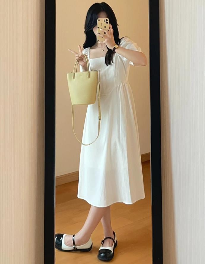 夏天宽松的连衣裙遮肉显瘦不挑人,夏季遮肉显瘦气质优雅减龄连衣裙