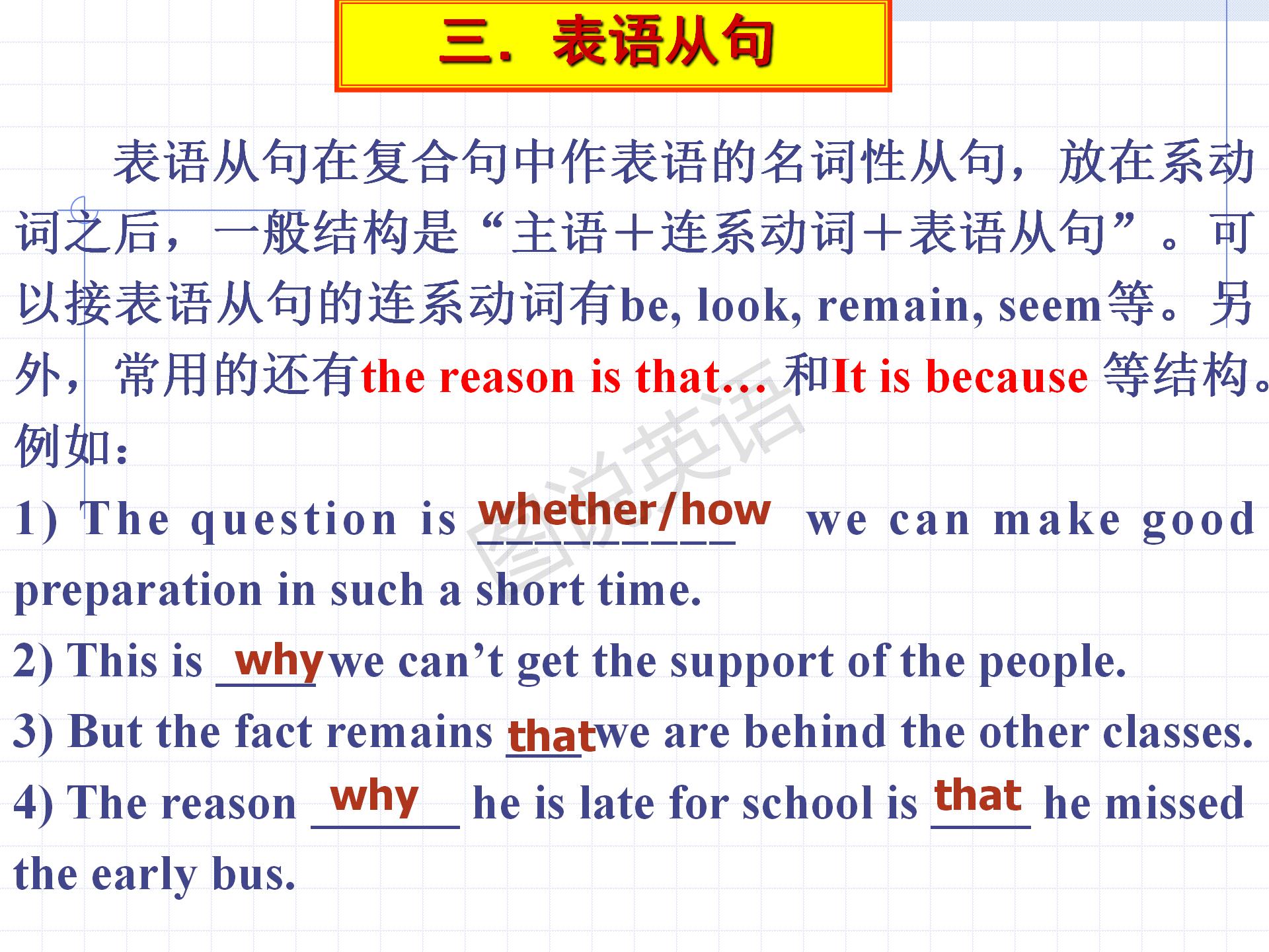 新概念英语条件状语从句讲解,新概念英语一第122课定语从句
