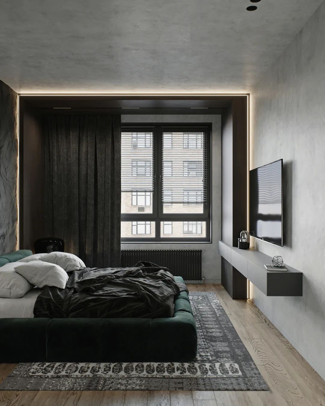 极简风格墨绿,极简主义墨绿色