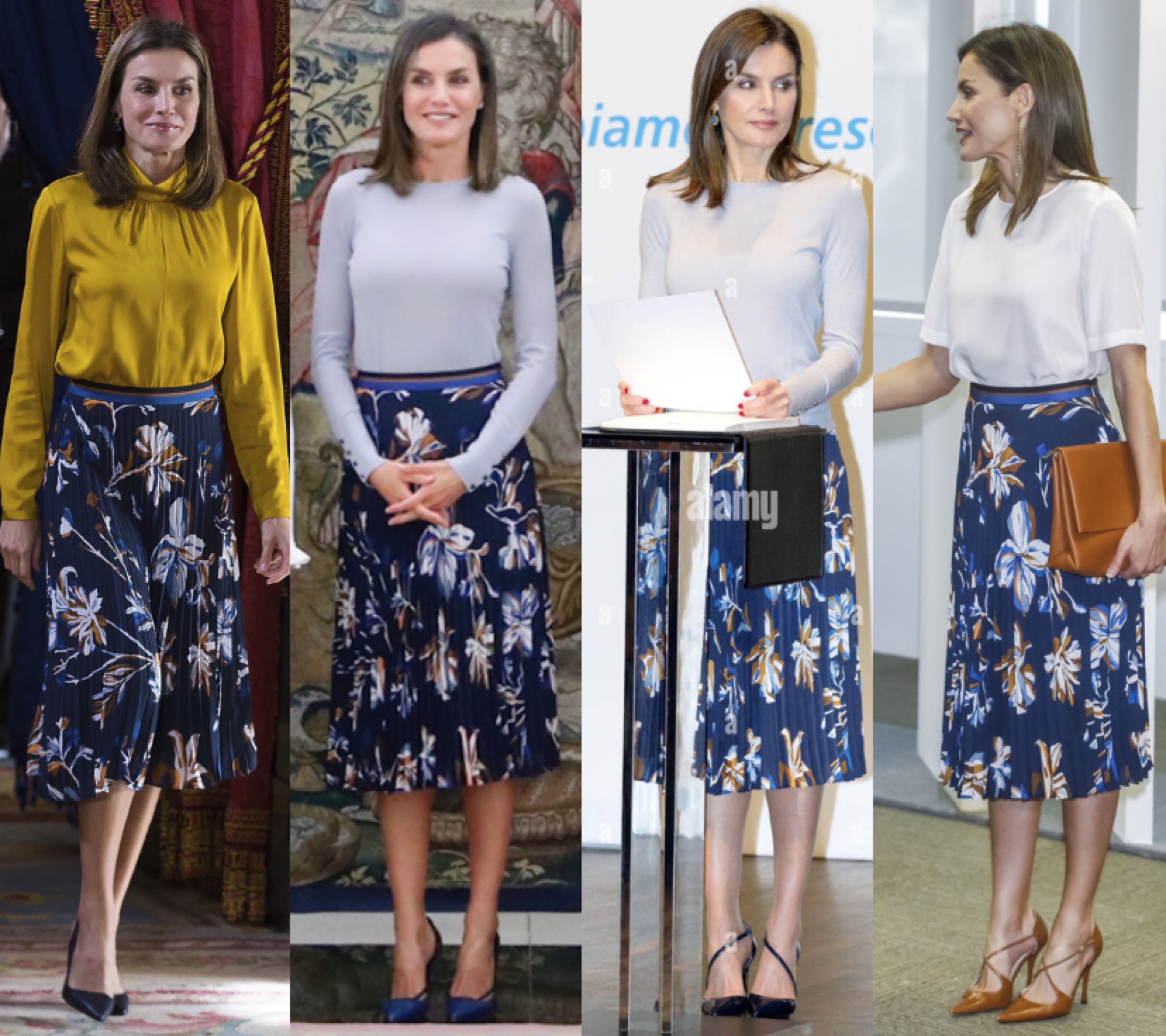 莱后六度垂青半身裙，不换思路换感觉，原来这就是“人穿衣”