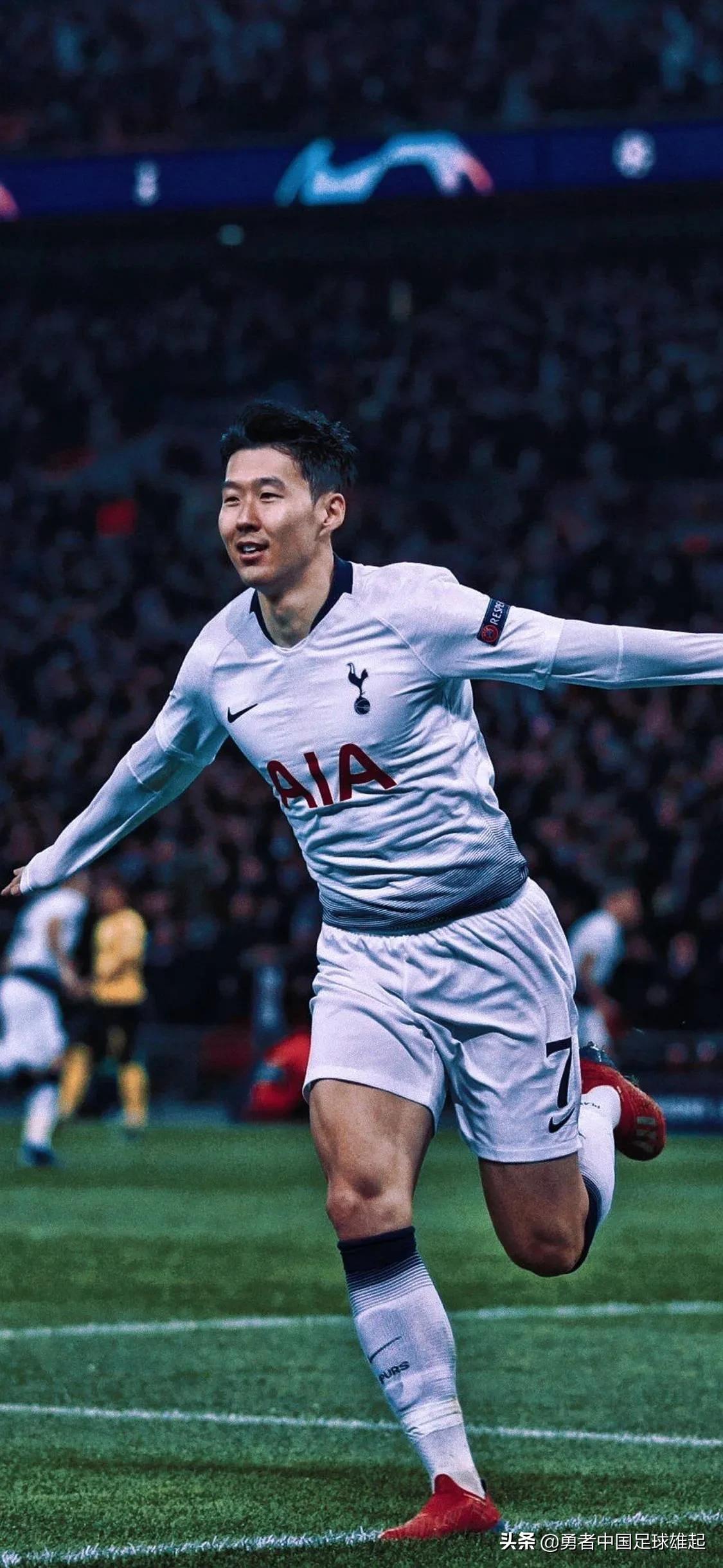 足球壁纸孙兴慜,足球励志壁纸图片孙兴慜