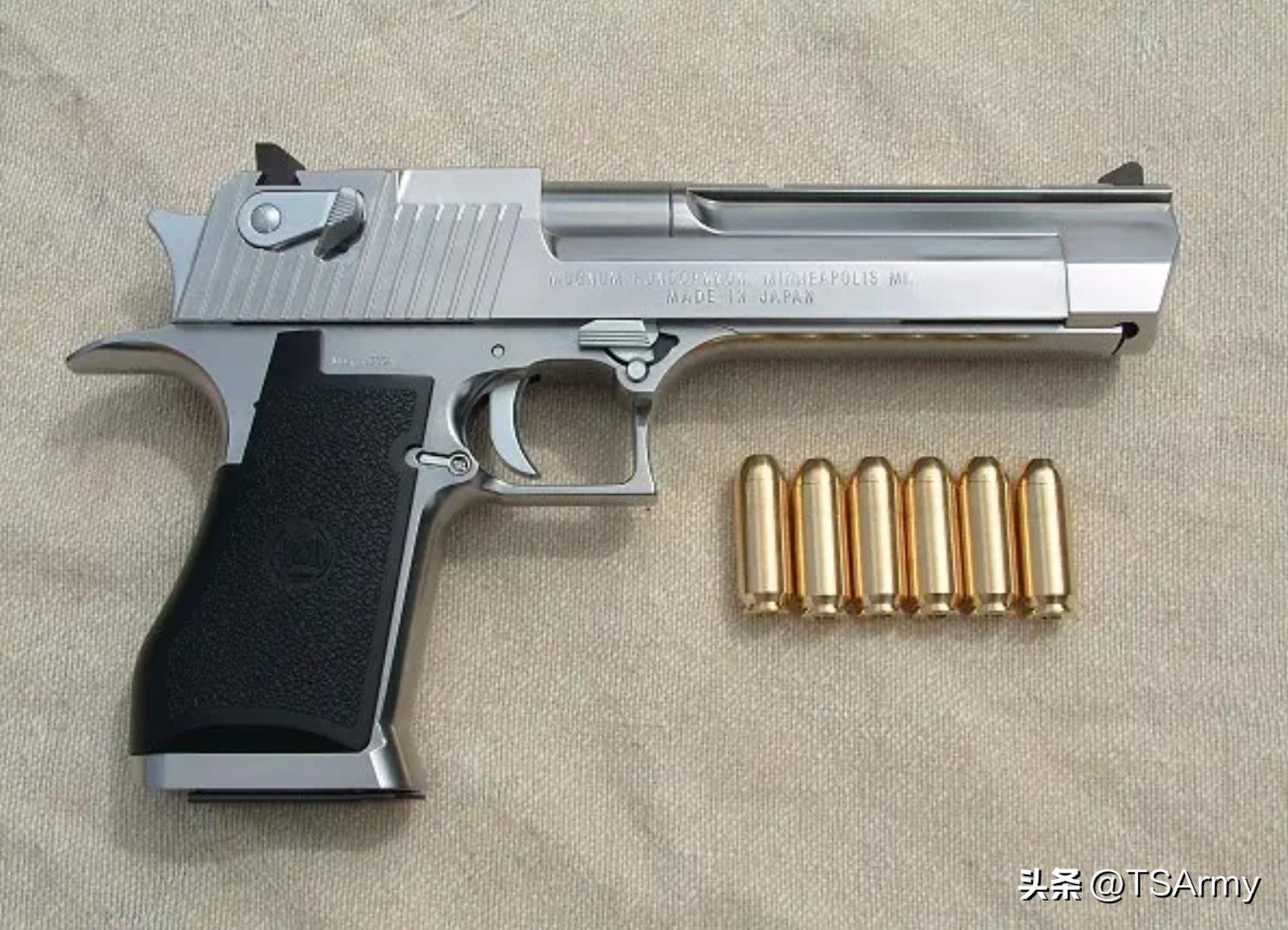 容弹量最大的沙漠之鹰手枪,大威力顶级手枪沙漠之鹰