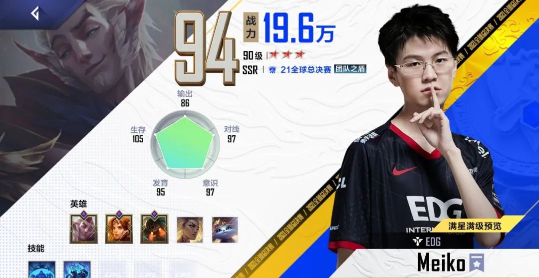 骑士精神edg,电竞经理edg阵容培养