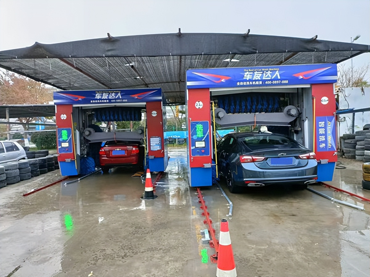 车友达人智能洗车操作流程图,洗车服务升级