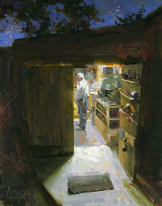 美国画家delbertgish油画作品欣赏,美国现代印象派女画家