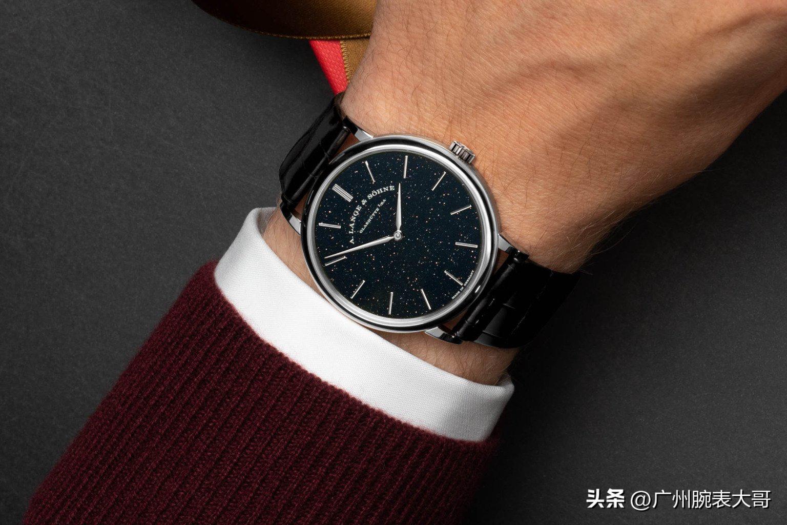 朗格saxoniathinblue星空盘腕表,朗格推出新款saxoniaoutsizedate腕表