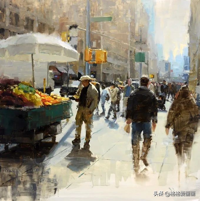 充满意境的朦胧油画印象派,比较好的油画色彩风格