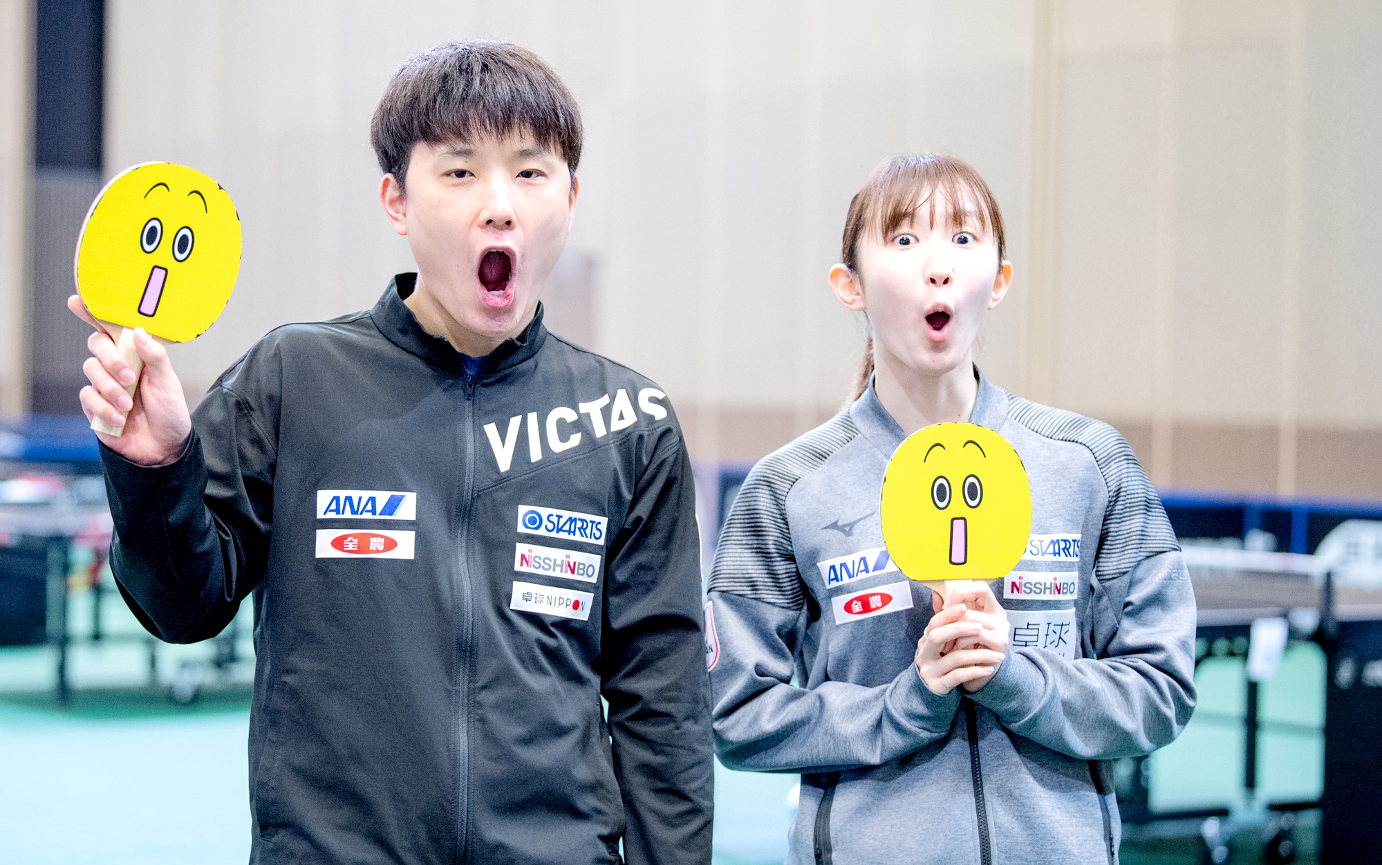 早田希娜模仿张本智和,早田希娜张本智和嫌弃表情包