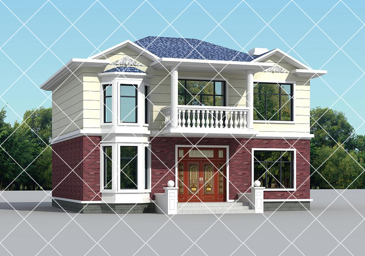 15套占地不足80平方二层农村自建房别墅设计；小宅基地玩出大花样