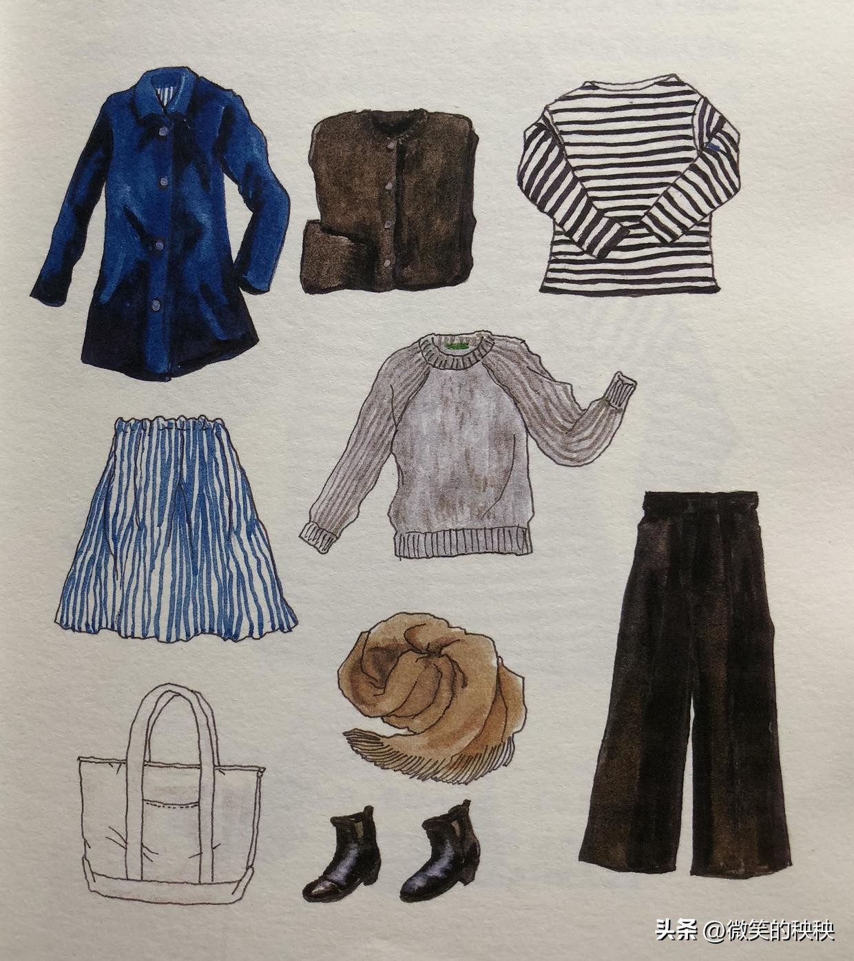 一年只用10件衣服穿出时髦感？这个日本女孩的百搭单品，好厉害