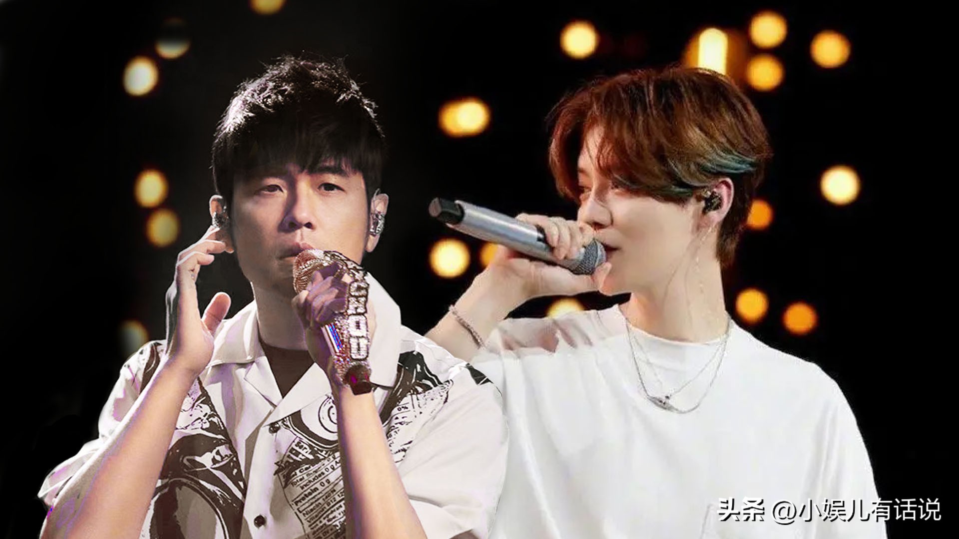 鹿晗和周杰伦唱歌视频,鹿晗直播谈心周杰伦