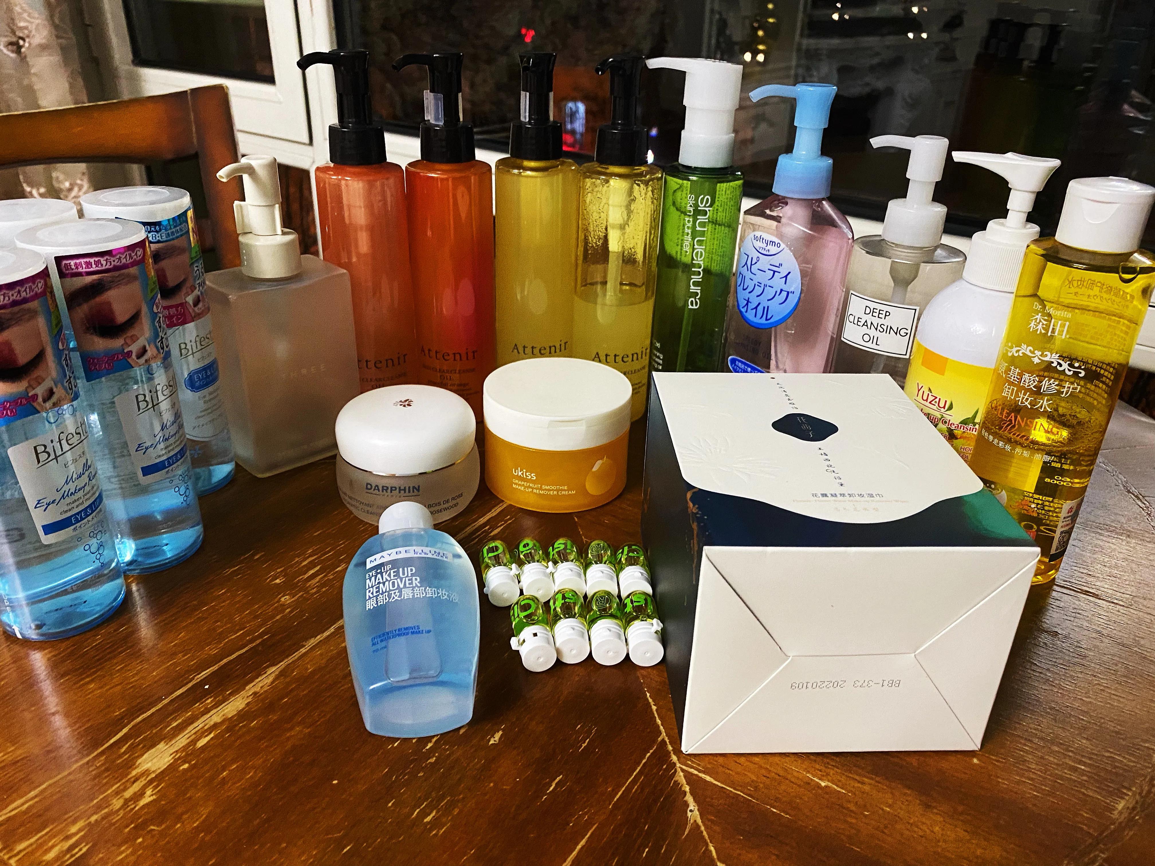 自用卸妆产品大测评,空瓶总结