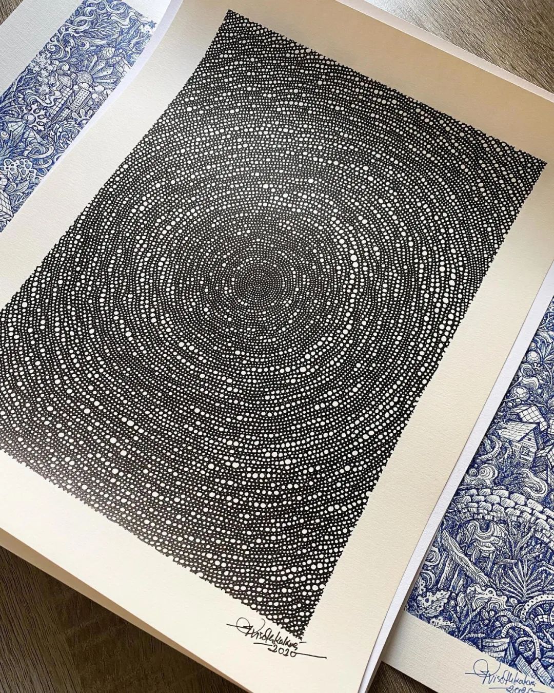 治愈强迫症的画,看了让人强迫症发作的画