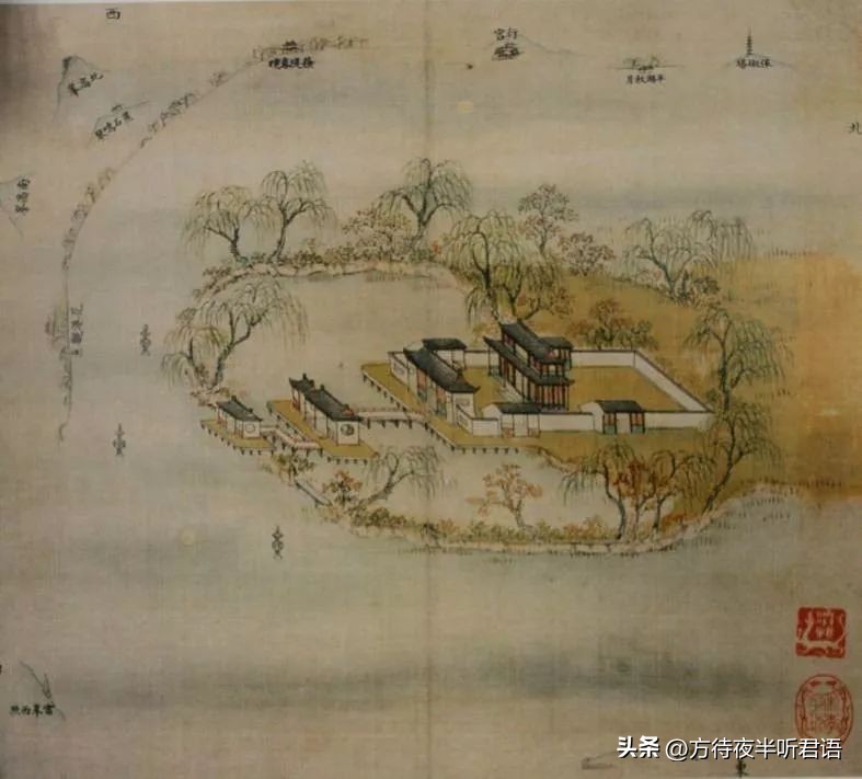 西湖十景之一三潭印月地图,杭州西湖三潭印月资料