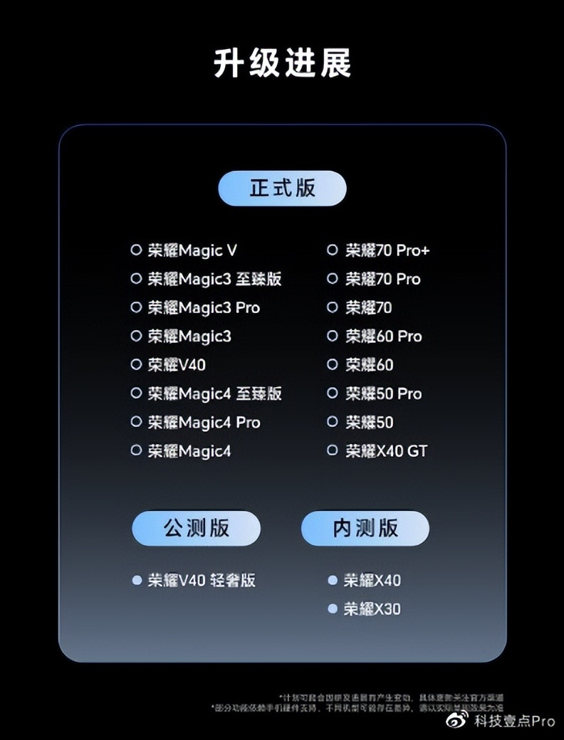 荣耀老手机能升级magicui么,荣耀老手机强行升级magicos版本