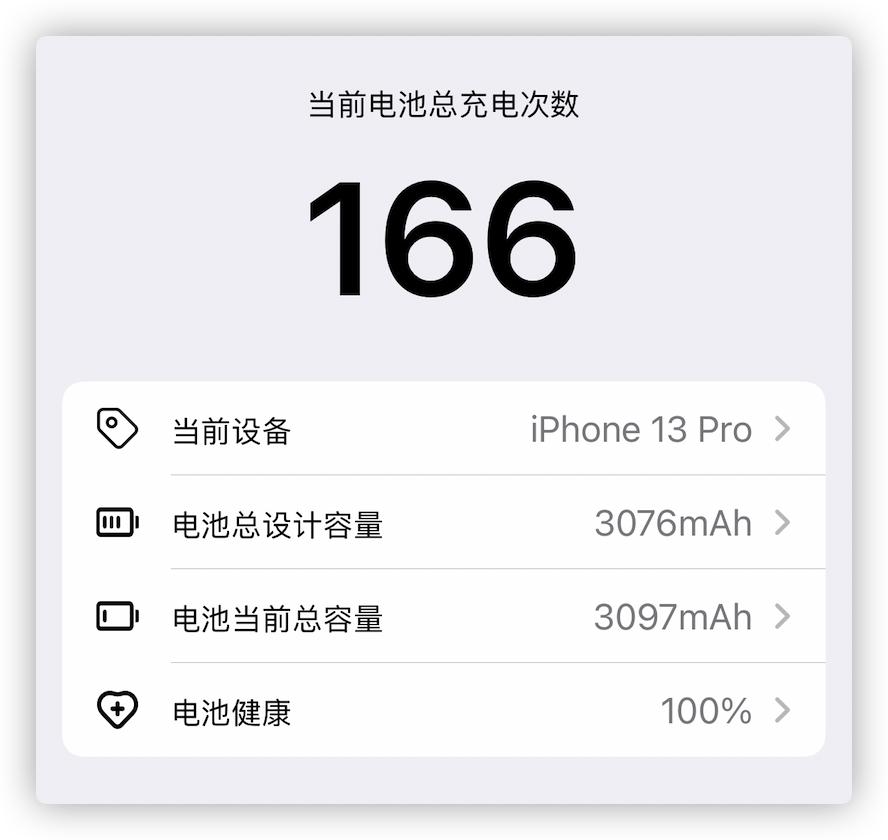 iphone13promax查看充电次数,iphone13充电次数怎么看