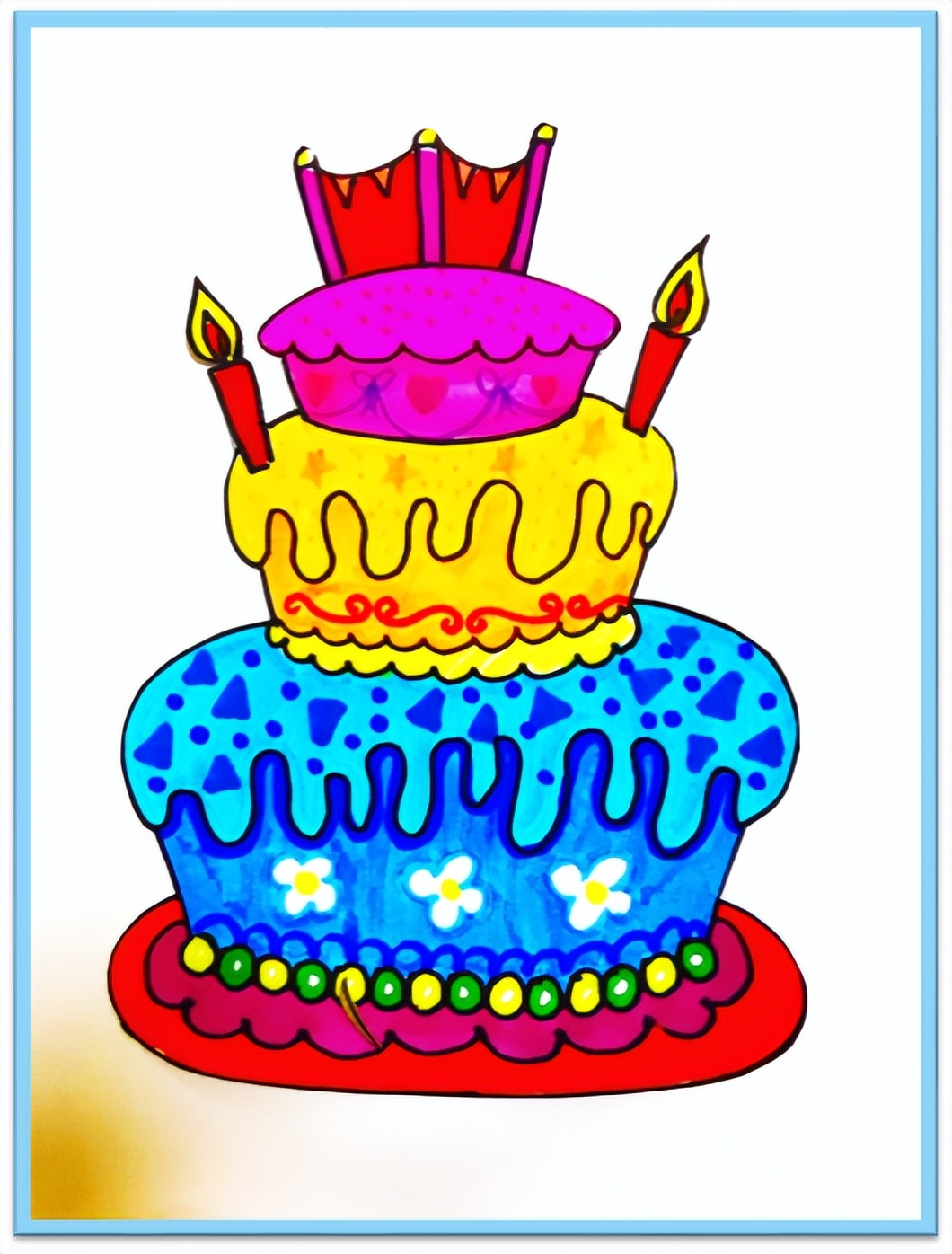 国庆节绘画天安门,国庆节绘画一等奖