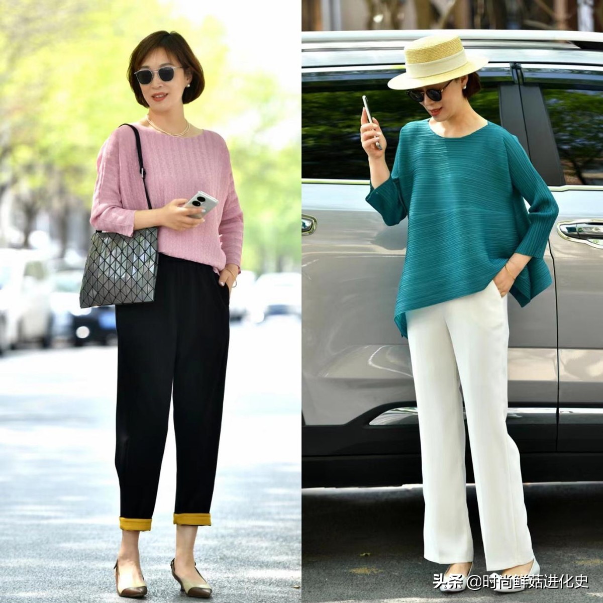 今年流行什么长裤显高,今年流行的苎麻裤子阔腿长裤