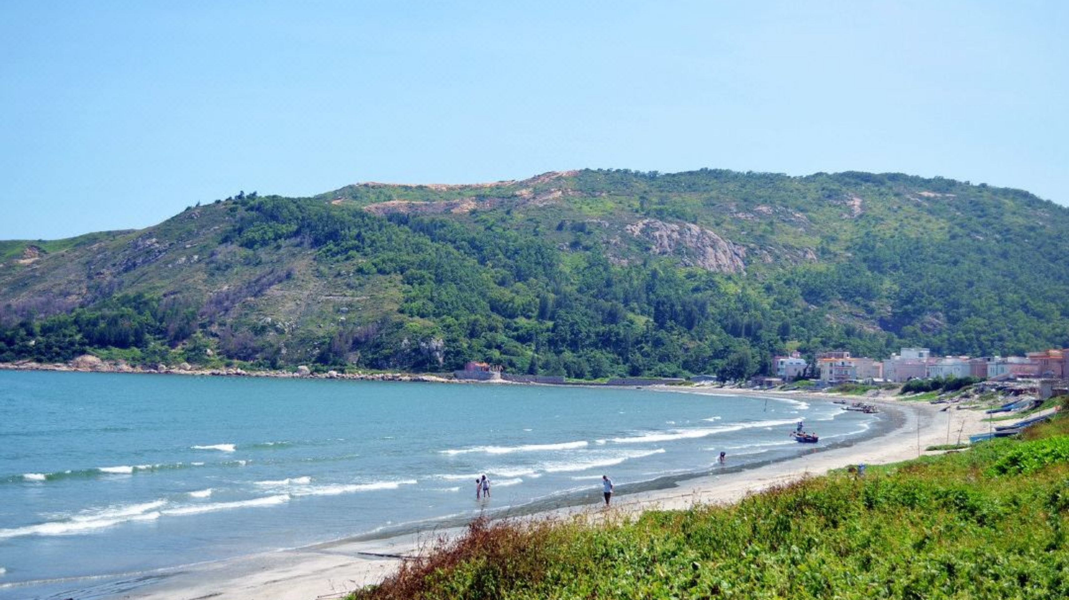 双月湾带私家泡池的温泉酒店,双月湾海景带泡池客栈推荐