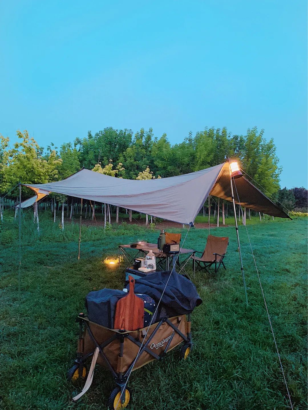 天津周边可生火的露营地,私藏天津小众露营地