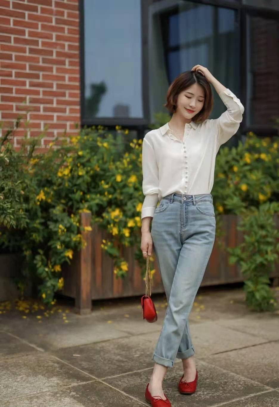 穿裙又穿裤的搭配,夏季小个子裙裤高级穿搭