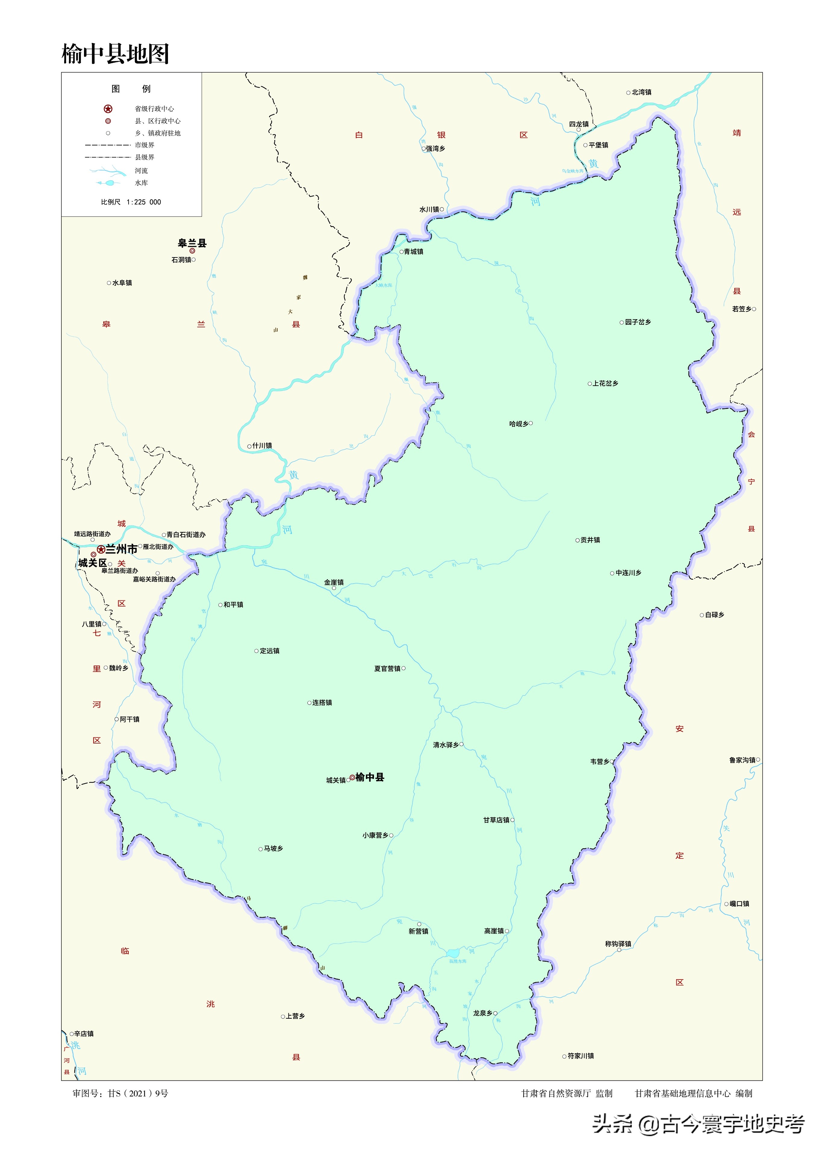 甘肃省各市州县地图,甘肃省旅游交通地图