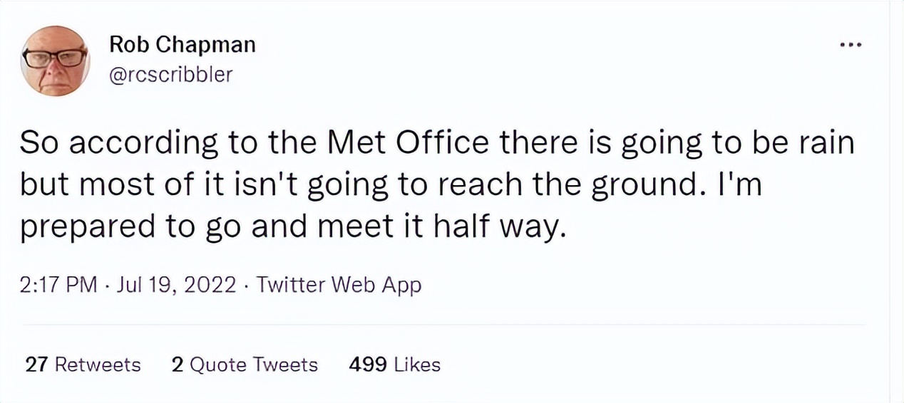 热浪over！英国温度一夜骤降15℃，多地迎来大降雨