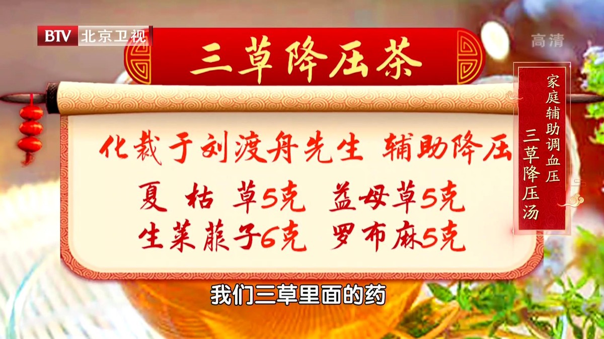 血压高中医,血压高喝中药茶可以调理吗