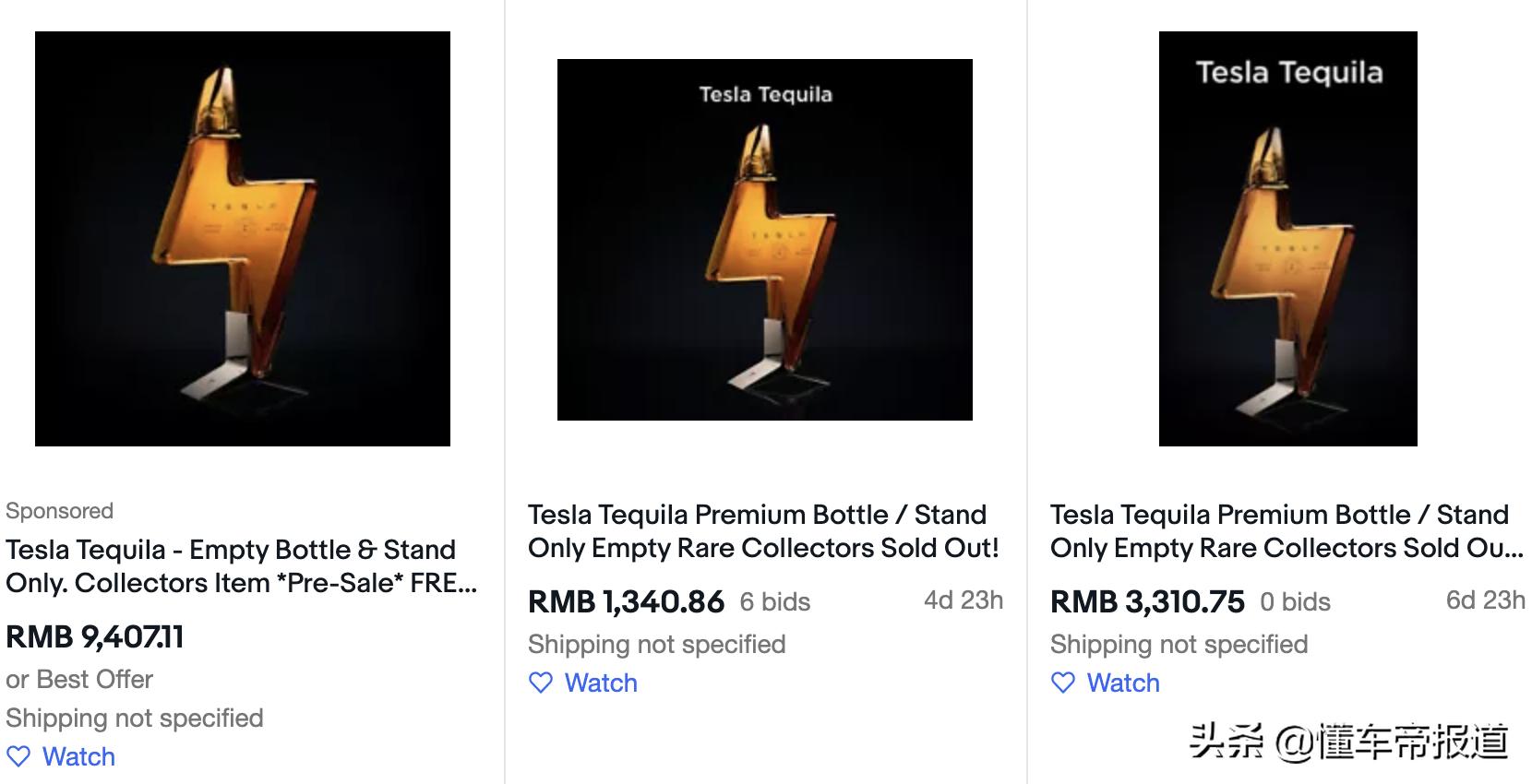 特斯拉推出限量酒杯售价75美元,特斯拉中国上架限量酒杯