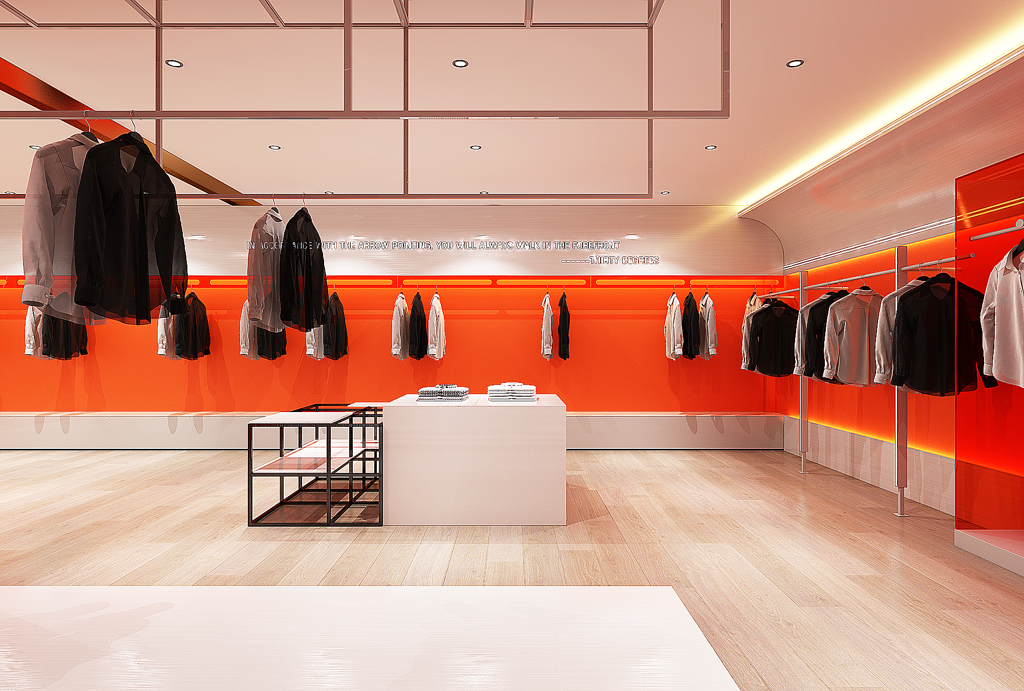 银川办公室设计装修公司|银川万熙服饰办公室设计装修方案鉴赏