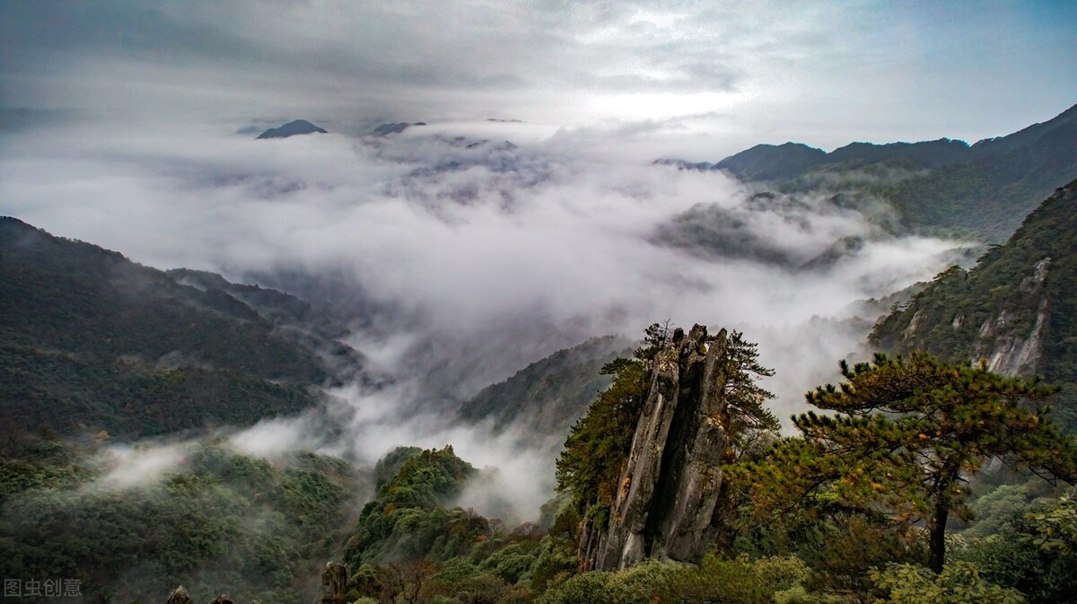 美丽云山风景图片,美丽绝伦的山水风景图