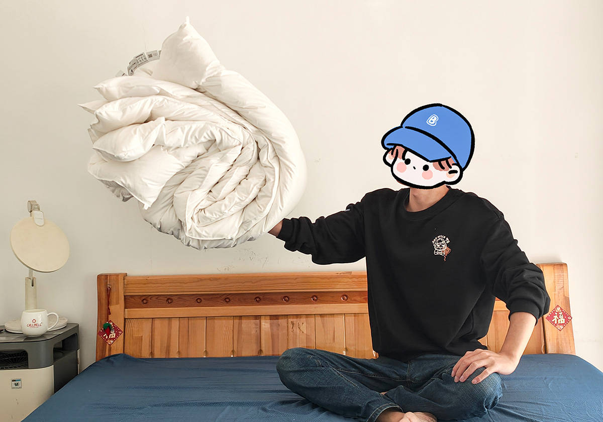 冬天盖鹅绒被暖和吗,夏天睡鹅绒被的体验