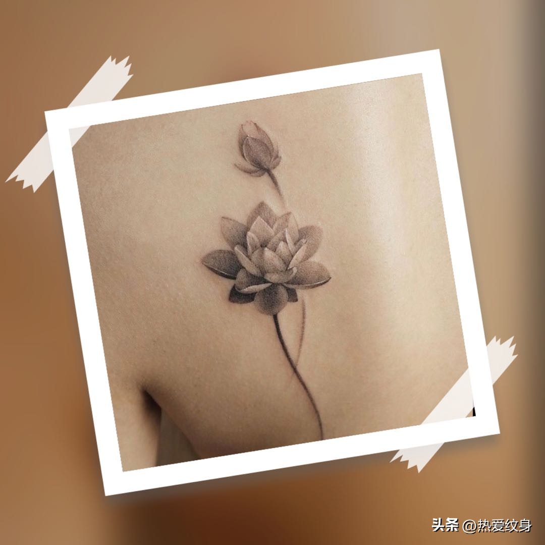 纹身就像你心中的一朵花,纹身像种在你内心深处的一朵花