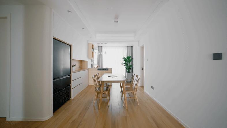 三房二厅北欧原木,130平方三室一厅轻奢极简