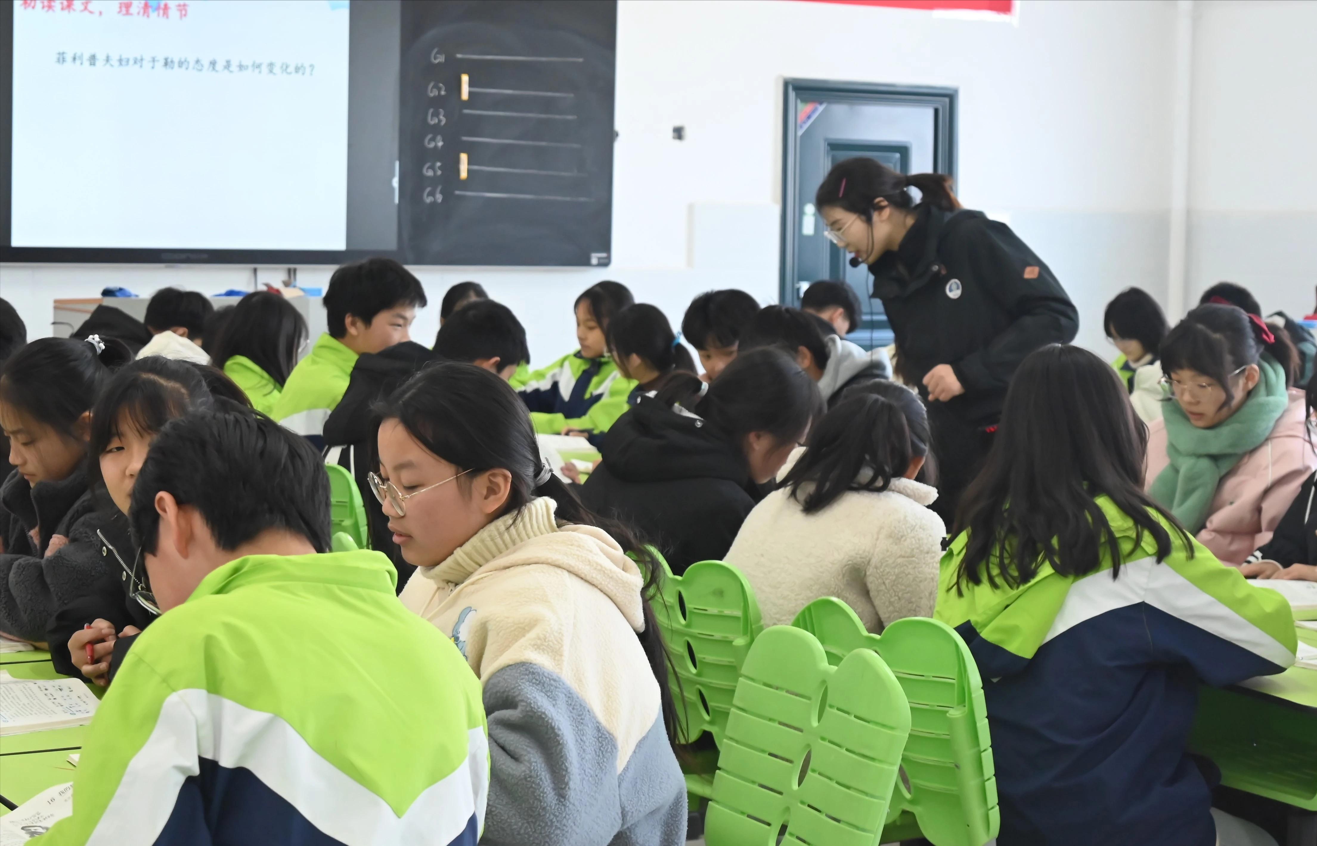 阜南县玉泉中学教育共同体送教下乡活动（六初站）