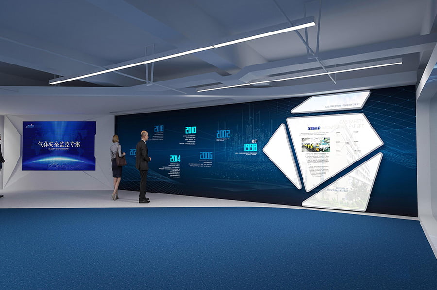 企业展厅布局设计制作,企业展厅设计方案报价及图片欣赏