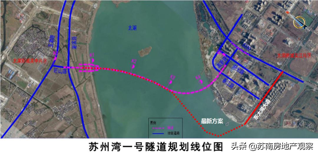 苏州湾2号隧道已动工,苏州湾1号隧道设计公示