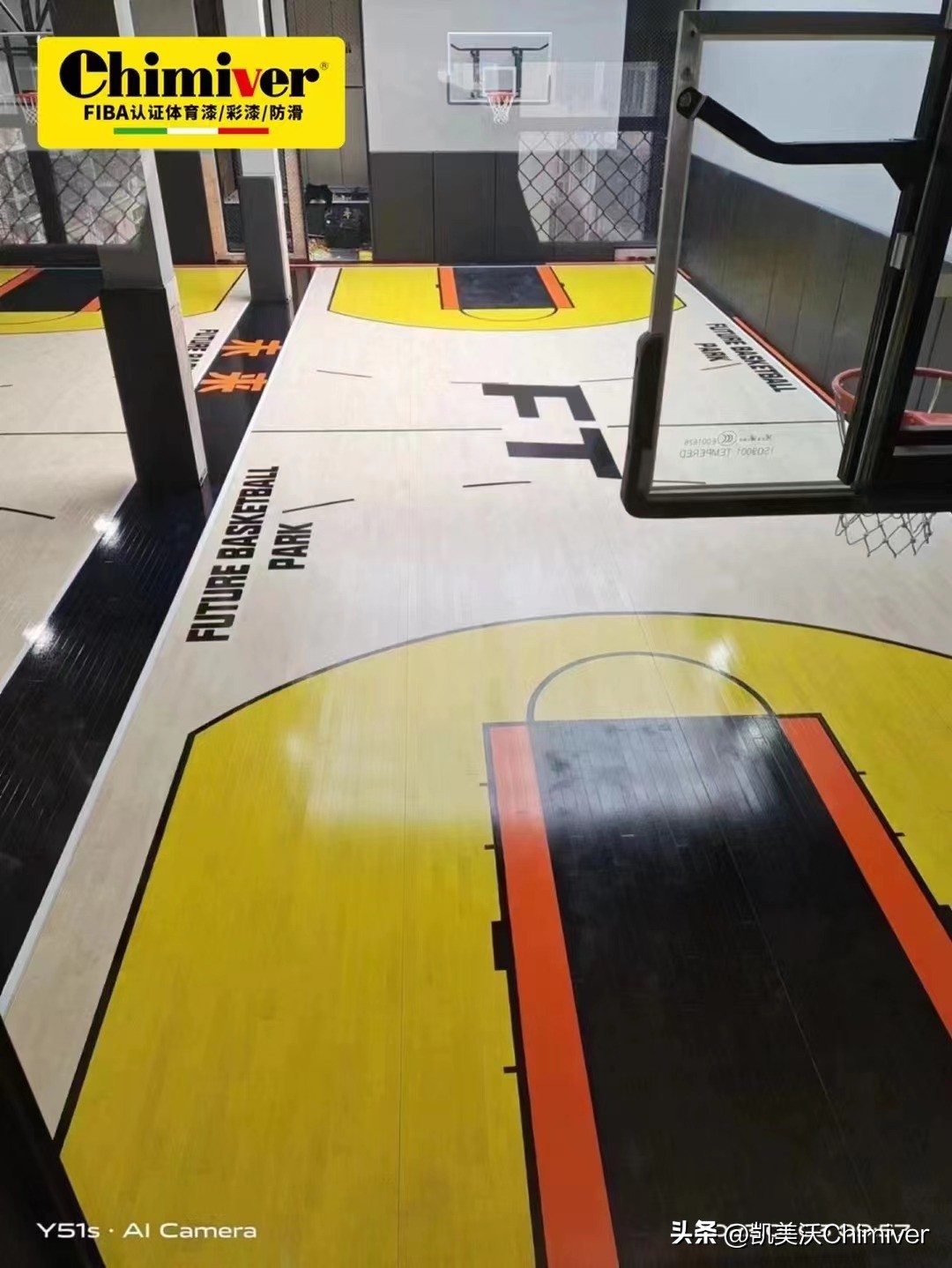 体育馆硅pu篮球场彩色效果图,篮球馆墙画效果图