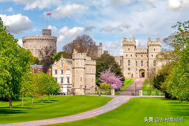 温莎小镇英国,英国皇室温莎城堡