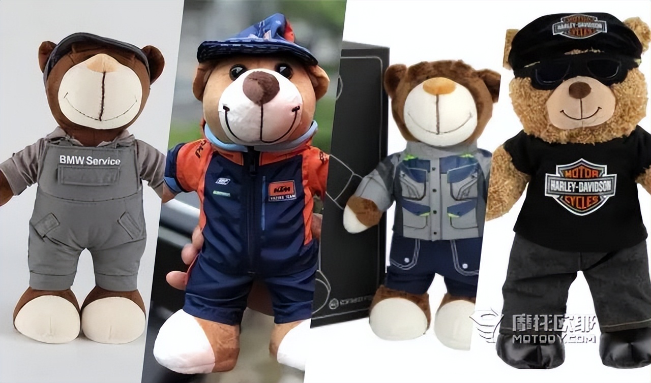 摩托车后面为什么放个玩具熊,摩托车上为什么挂毛绒玩具