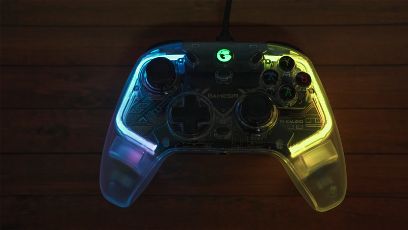 小鸡t4k手柄测评,带rgb的游戏手柄