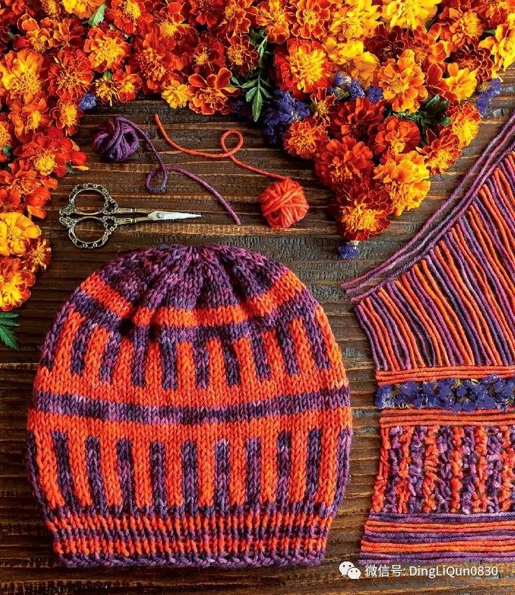 针织帽子设计手稿,针织帽款式设计图