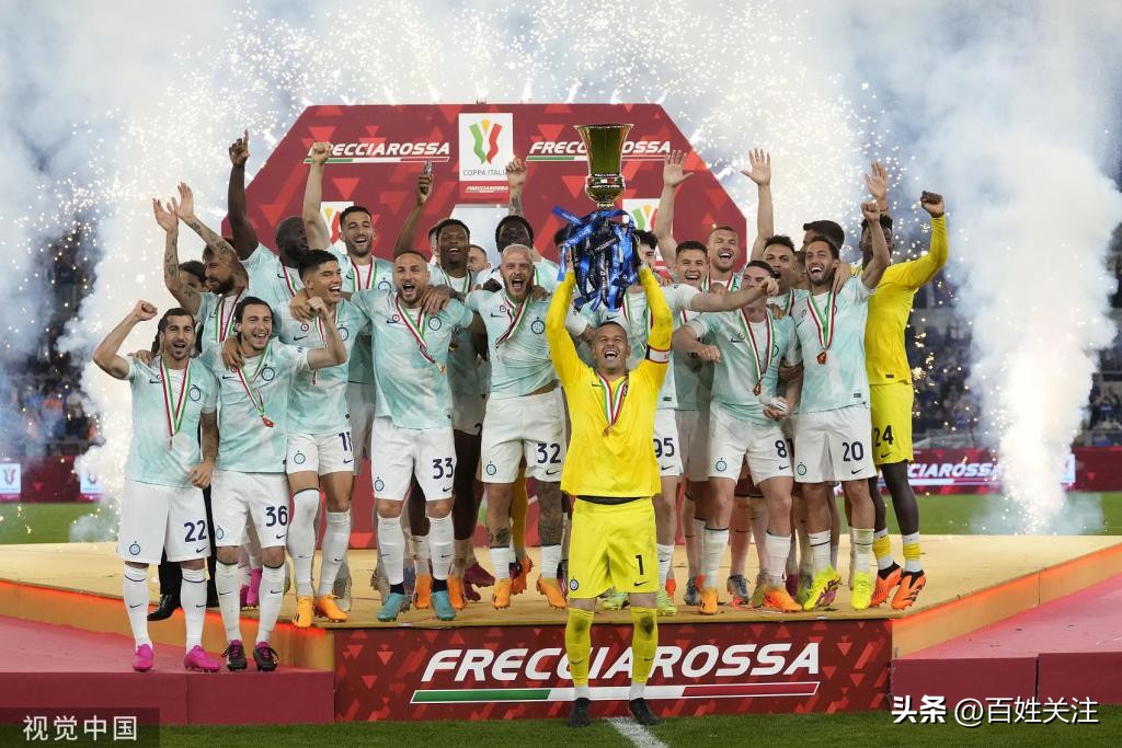 国米领跑劳塔罗世界波,国际米兰夺意大利杯劳塔罗集锦