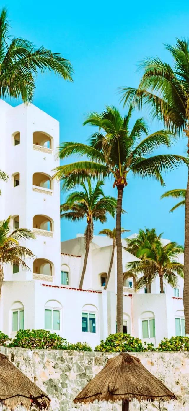 美丽的碧海蓝天壁纸,2018蓝色大海夏天壁纸