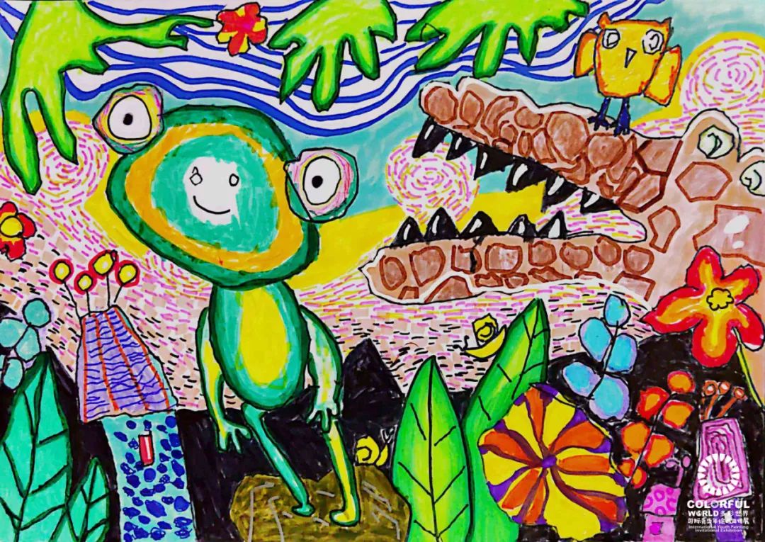 多彩世界国际青少年绘画邀请展,多彩世界绘画征集活动教程