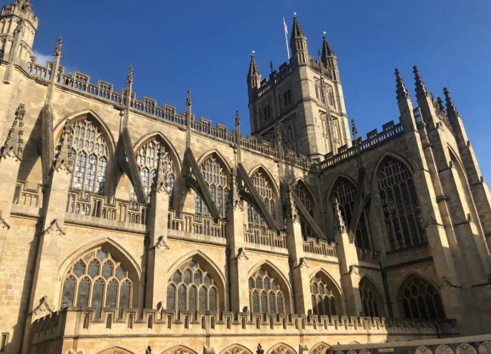 英国巴斯小镇图片大全,英国巴斯教堂
