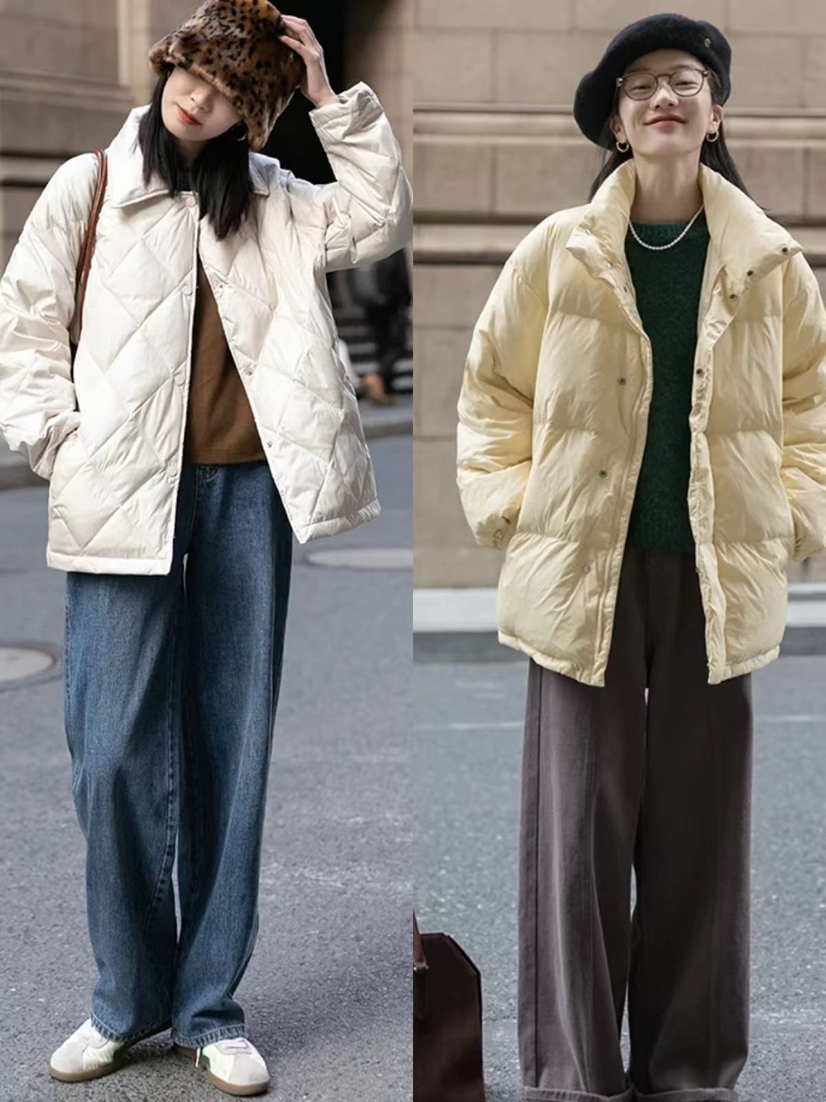 冬季推荐长款羽绒服显瘦,冬季短款羽绒服显瘦不臃肿