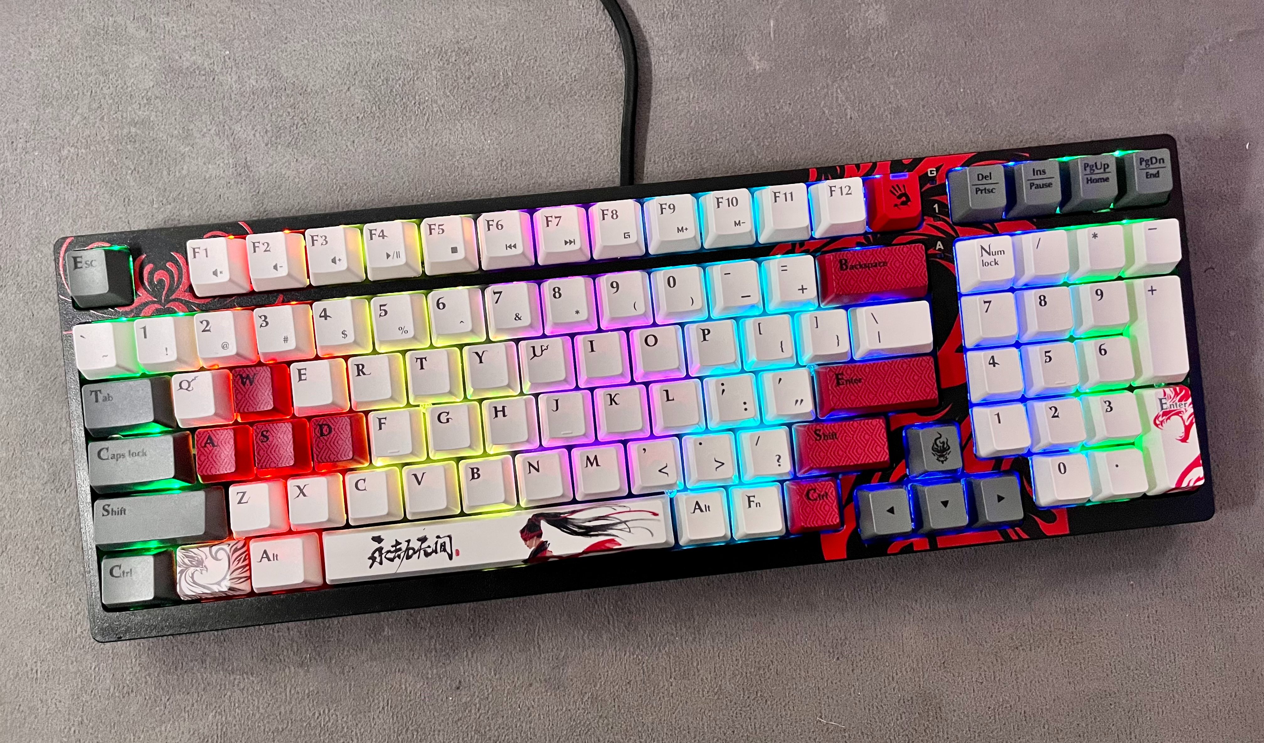 热插拔rgb是什么,热插拔rgb机械键盘300元