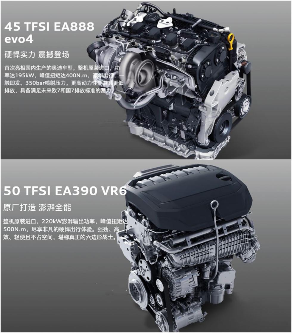 奥迪q6六缸有几个配置,2024款奥迪q6配置解读